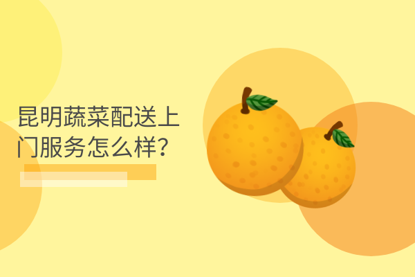 昆明蔬菜配送上門服務(wù)怎么樣？