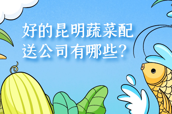 好的昆明蔬菜配送公司有哪些？
